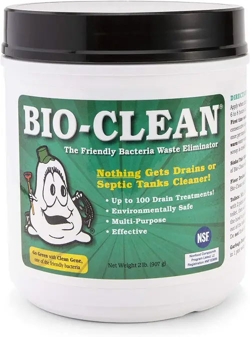 Bio Clean bacteria may be a slow fix but a good one for your septic system