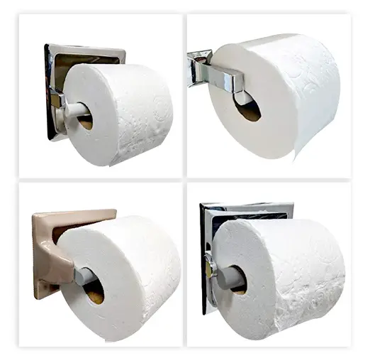 Convert your existing toilet paper holder to take oversized toilet paper rolls