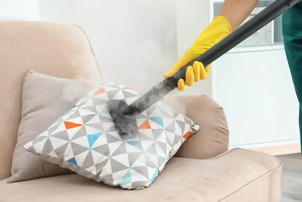 how to clean upholstery with a steam cleaner